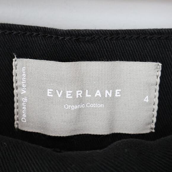 Everlane The Organic Kick Flare Pant Black Size 4 NWT - Picture 3 of 6